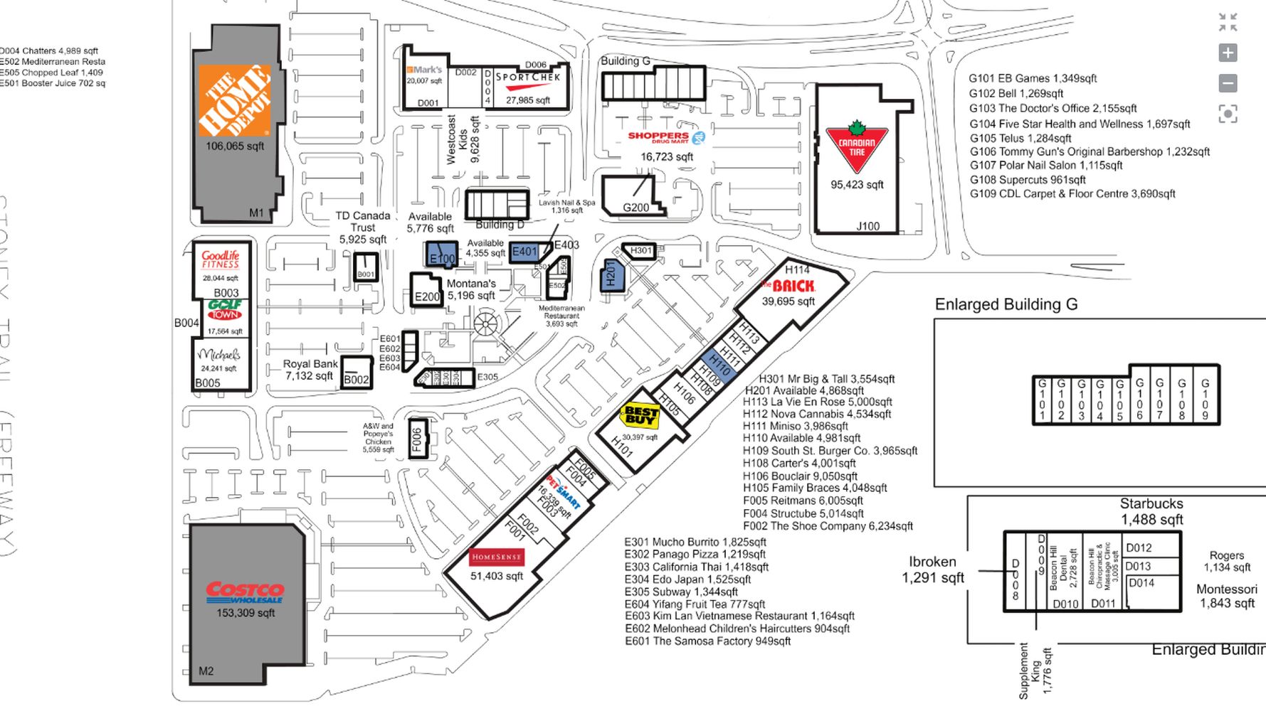CostCo In RioCan Beacon Hill Calgary Alberta T3R 0A1 Shopping Canada