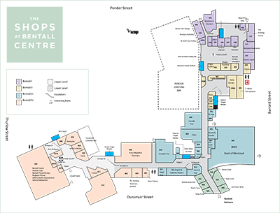 Bentall Centre plan