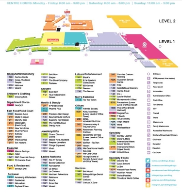 Billings Bridge Shopping Centre plan