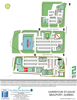 Carrefour St-David plan