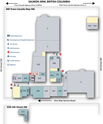 Centenoka Park Mall plan