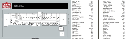 Centre Régional Chateauguay plan