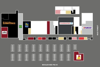 Centre Commercial Forest plan