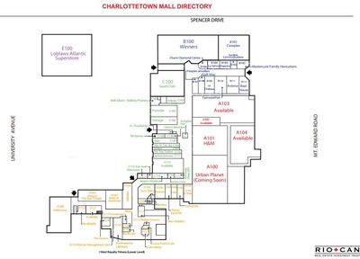 Charlottetown Mall plan