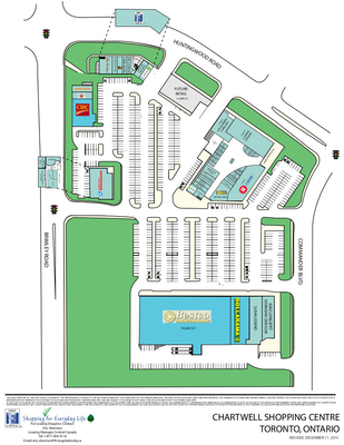 Chartwell Shopping Centre plan