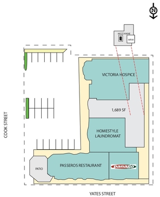 Cook Street Plaza plan