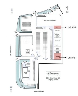 Eastport Shopping Centre plan