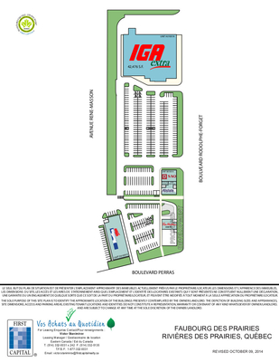 Faubourg des Prairies plan