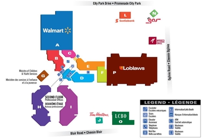 Gloucester Shopping Centre plan