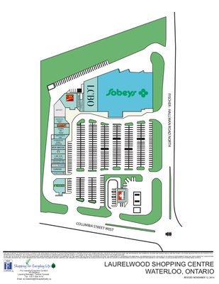 Laurelwood Shopping Centre plan