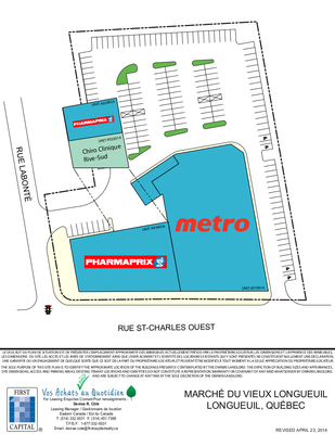 Marché du Vieux Longueuil plan