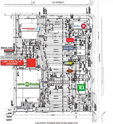 Market at the Meadows plan