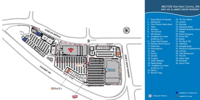 Walmart Milton Supercentre plan