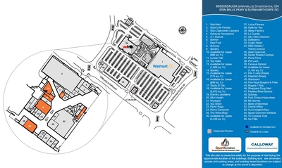 Smartcentres Mississauga South Common plan