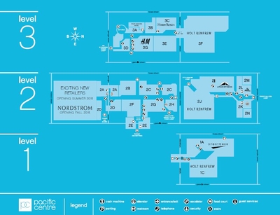 CF Pacific Centre plan