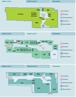 Park Lane Mall plan