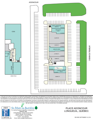 Place Adoncour plan