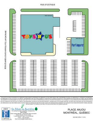 Place Anjou plan