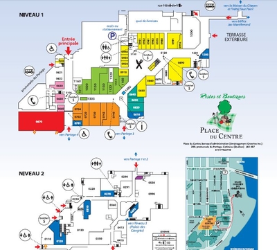 Place du Centre plan