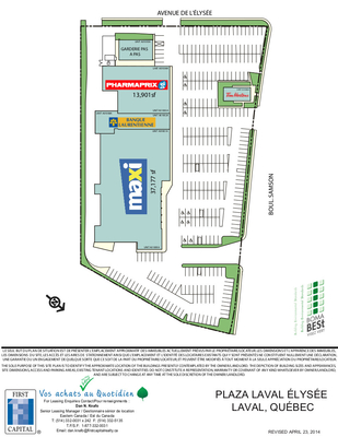 Plaza Laval Élysée plan