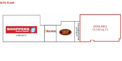 Ponoka Plaza plan