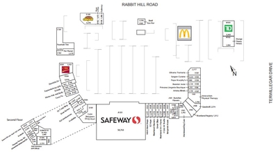 Riverbend Square Shopping Centre plan