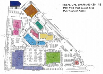 Royal Oak Shopping centre plan