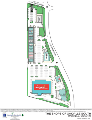 Shops of Oakville South plan