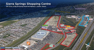 Sierra Springs Shopping Centre  plan