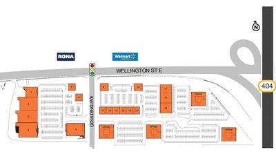 SmartCentres Aurora (SW) Shopping Centre plan