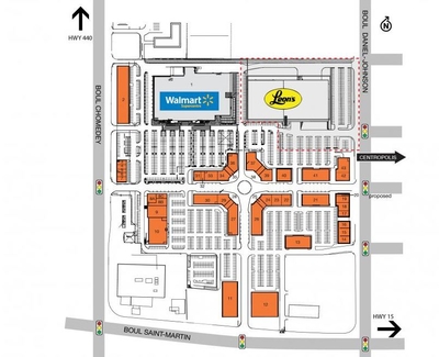 SmartCentres Laval Centre plan