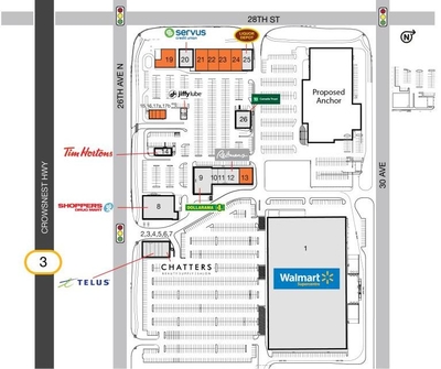 SmartCentres Lethbridge North plan