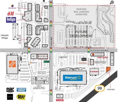 SmartCentres Surrey South - Grandview Corners plan