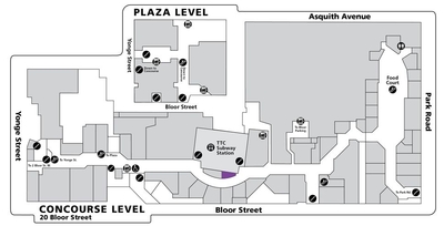 The Hudson's Bay Centre plan