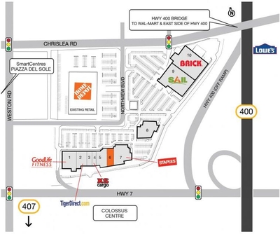 SmartCentres Vaughan - 7/400 Power Centre plan