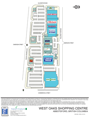 West Oaks Mall plan