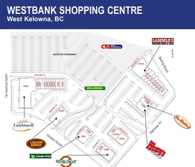 Westbank Shopping Centre plan