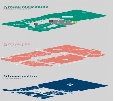 Alexis Nihon Shopping Mall plan