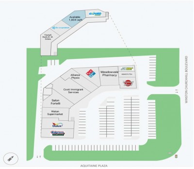 Aquitaine Plaza plan