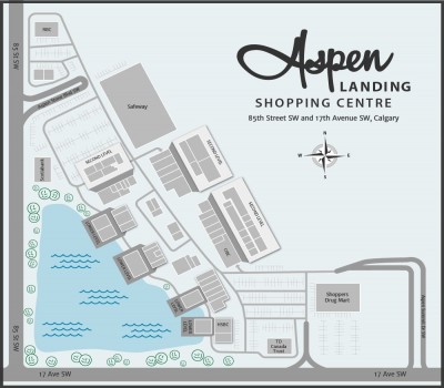 Aspen Landing Shopping Centre plan