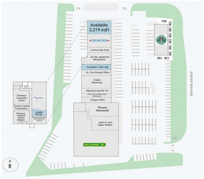 Bayview Lane Plaza plan