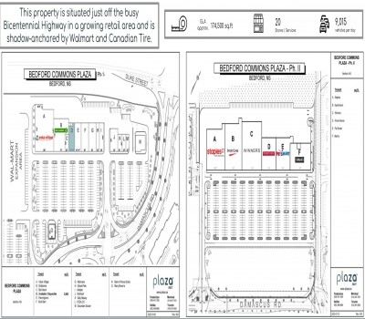 Bedford Commons Plaza plan