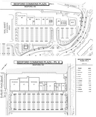 Bedford Commons Plaza plan