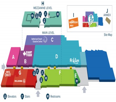 Bedford Place Mall plan