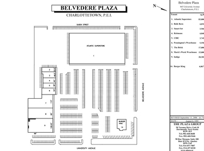 Belvedere Plaza plan