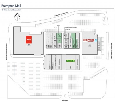 Brampton Mall plan