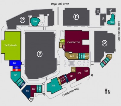 Broadmead Village Shopping Centre plan