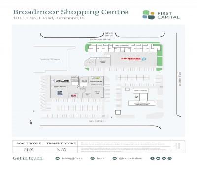 Broadmoor Shopping Centre plan