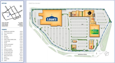 Brookdale Power Centre plan