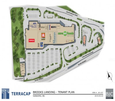 Brooks Landing Shopping Centre plan